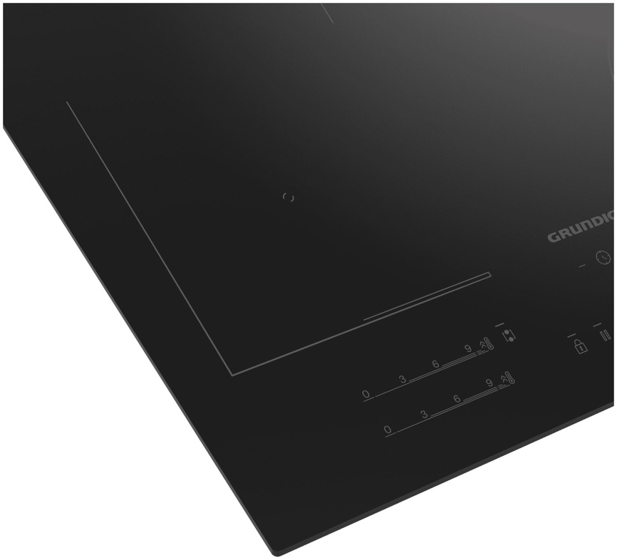 Электрическая варочная панель Grundig GIEI627474PN 59 см, 4 конфорки стеклокерамика, черный фото 3