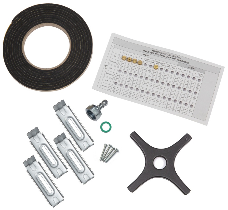 Газовая варочная панель Zigmund & Shtain G 14.7 B 69 см, 5 конфорок электроподжиг газконтроль, черный фото 4