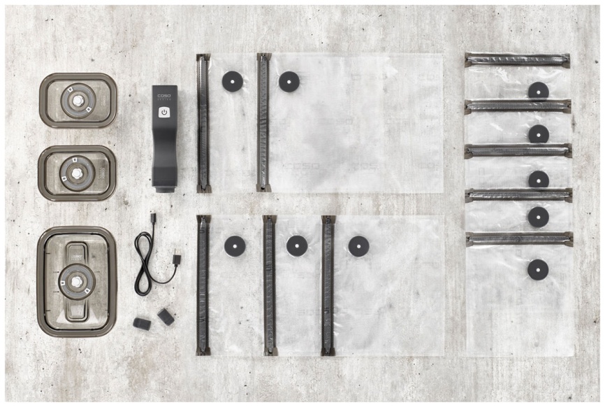 Вакуумный упаковщик Caso Vacu OneTouch Eco-Set, термостойкое стекло фото 5