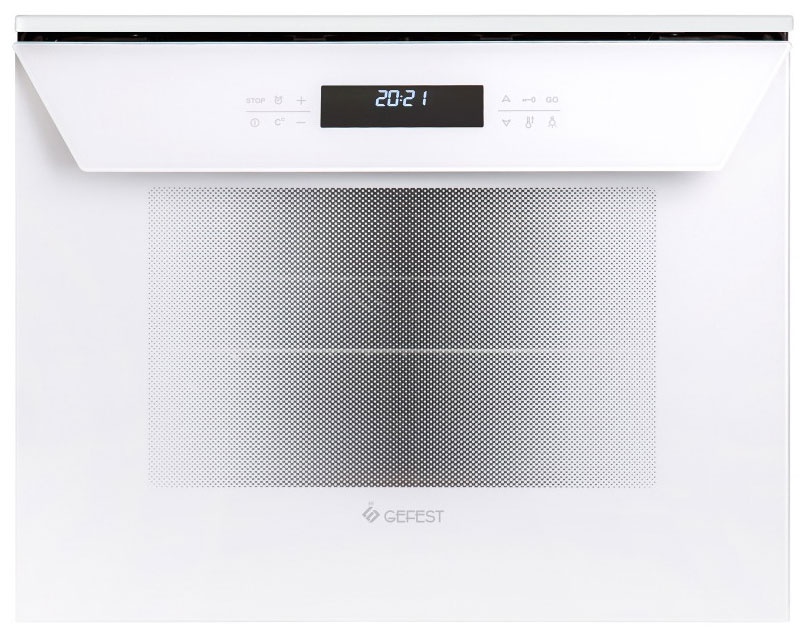 Электрический духовой шкаф Gefest ЭДВ ДА 612-04 Б 59 см, 55 л гриль конвекция, белый фото 1