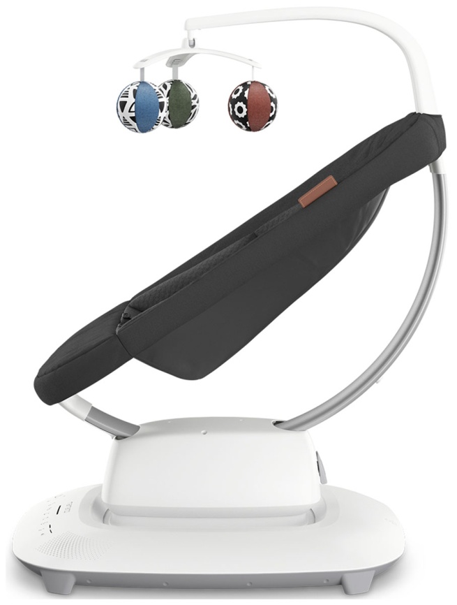 Шезлонг для новорожденных UPPAbaby (4moms) Mamaroo Jake - Charcoal Melange (2001-MRO-EU-JKE) фото 2