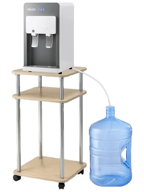 Кулер  Vatten LD54JK, встраиваемый, настольный, со скрытой бутылью, серый с белым (УТ-00001033) фото 2