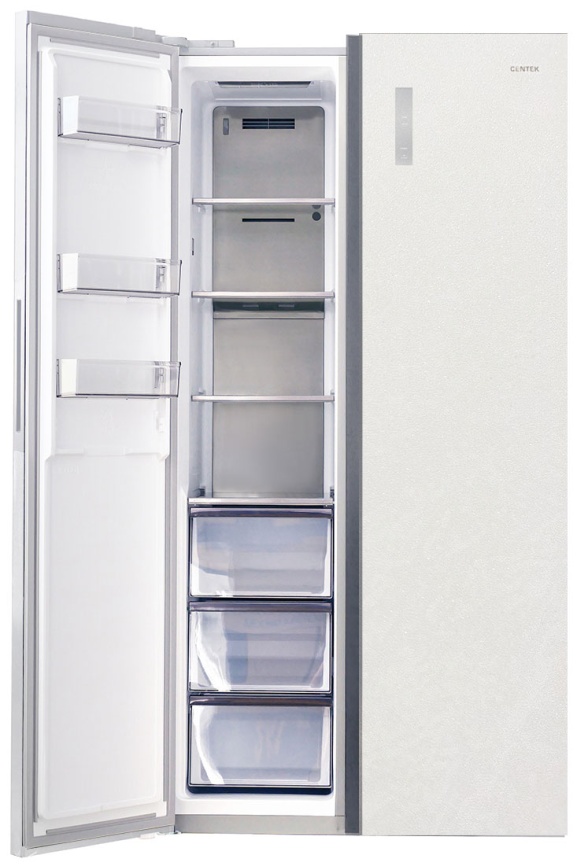 Холодильник Side-by-Side Centek CT-4200 White Stone фото 4