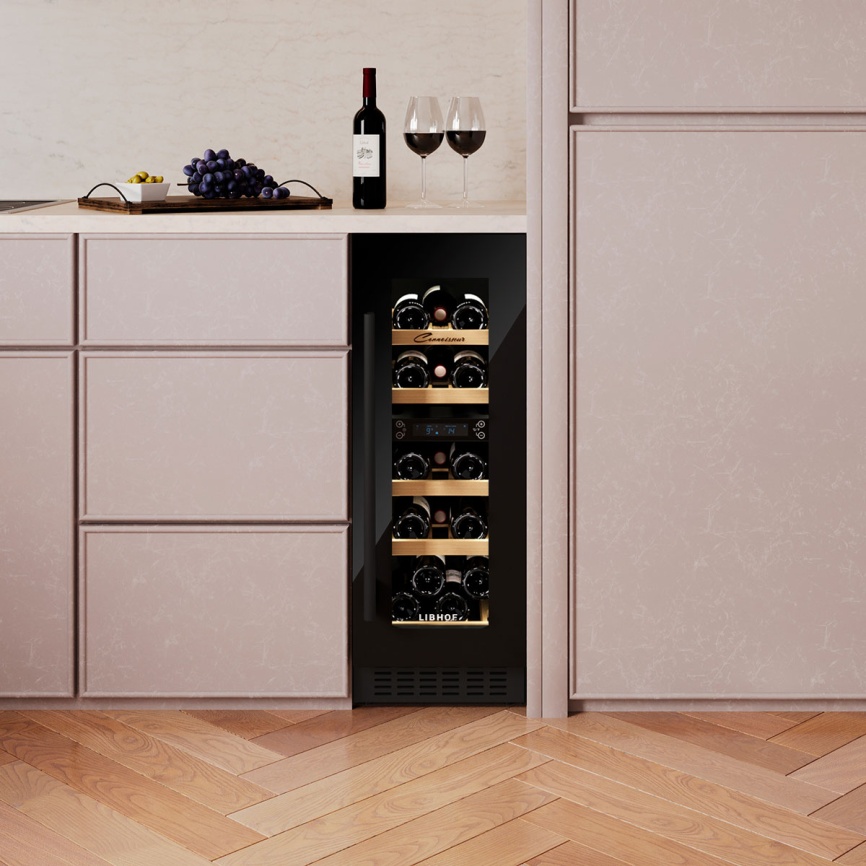 Встраиваемый винный шкаф Libhof CXD-16 Black фото 18