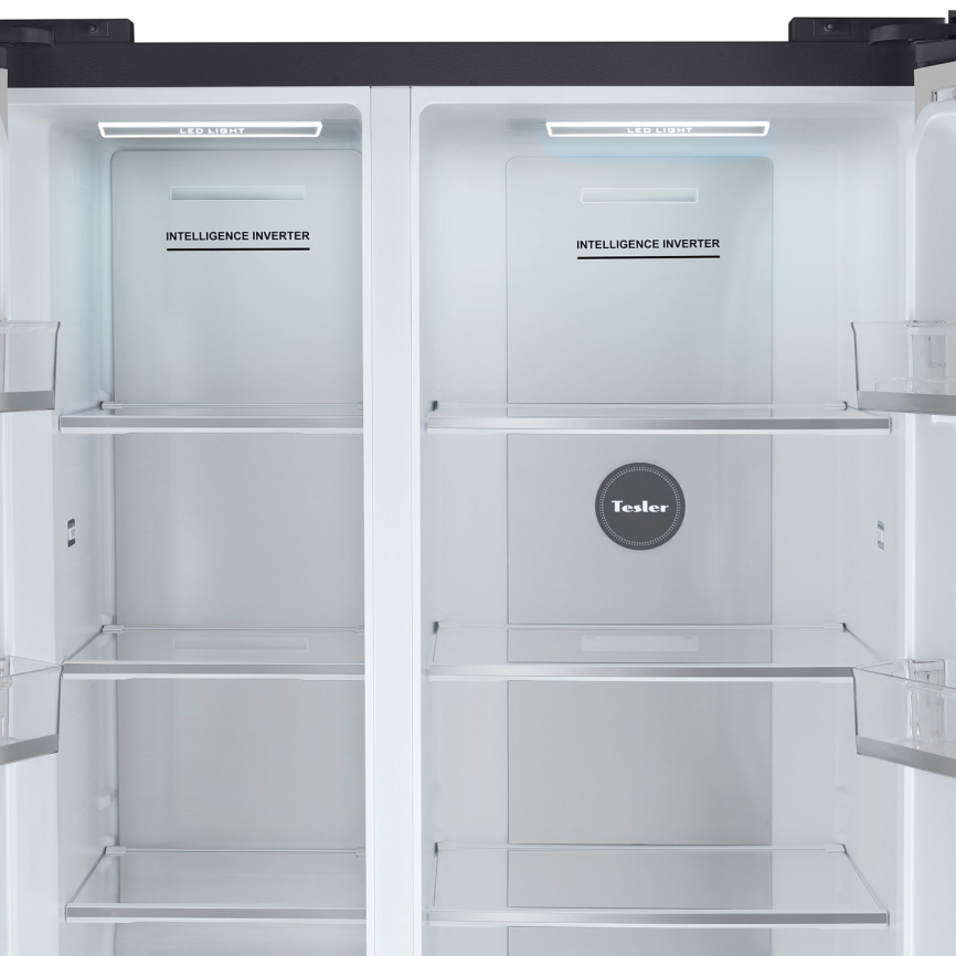 Холодильник Side-by-Side Tesler RSD-537BI GRAPHITE No frost, темно-серый фото 13
