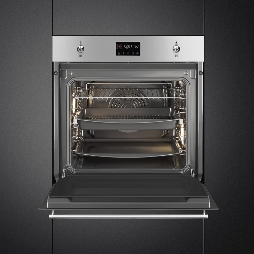 Встраиваемая электрическая духовка SMEG SMEG Classica SO6302TX фото 3