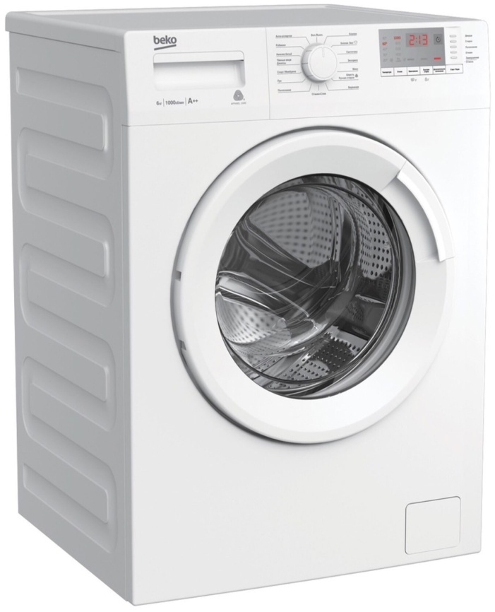 Стиральная машина Beko WRE6512BWW автомат 6 кг, 60 см, белый фото 2