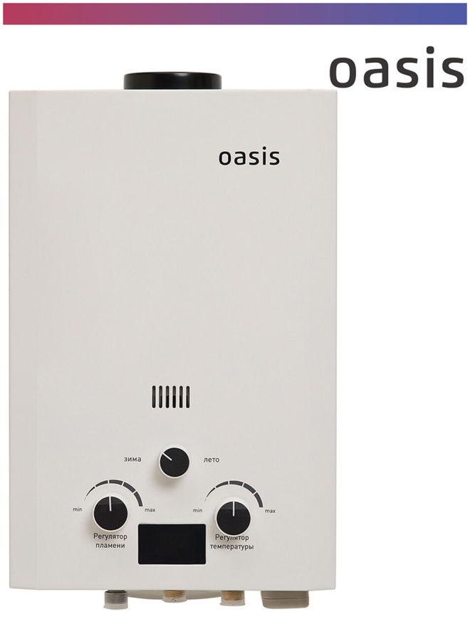 Газовый водонагреватель Oasis OR-20 W белый фото 1
