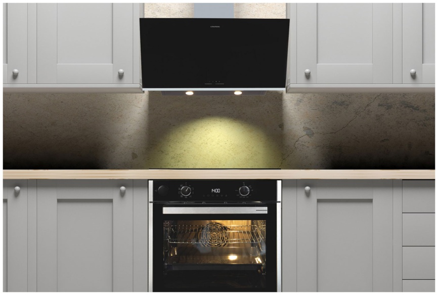 Вытяжка Grundig GDSP5460BC, наклонная, сенсорное управление, 623 м /ч фото 8