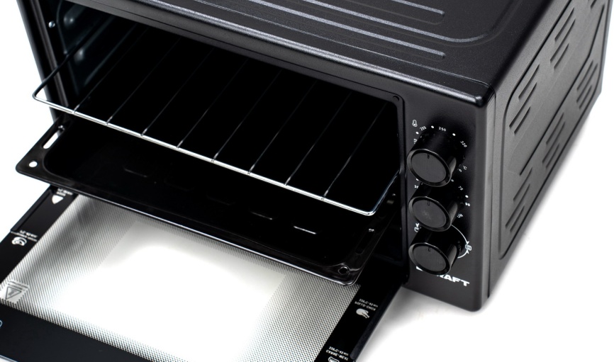 Электропечь Kraft KF-MO 3800 BL 38 л, 1500 Вт, 3 режима, черный фото 5