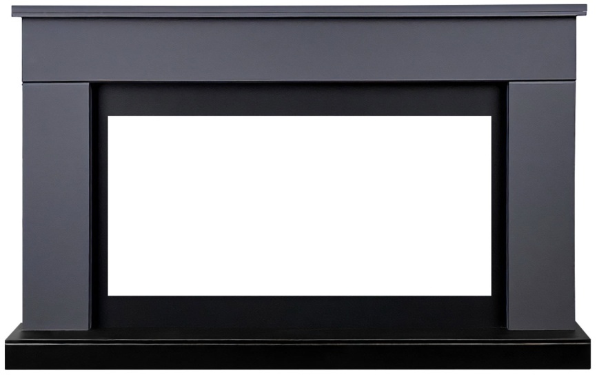 Каминокомплект Royal Flame Bergen (Разборный) Серый графит с очагом Vision 42 LOG LED фото 2