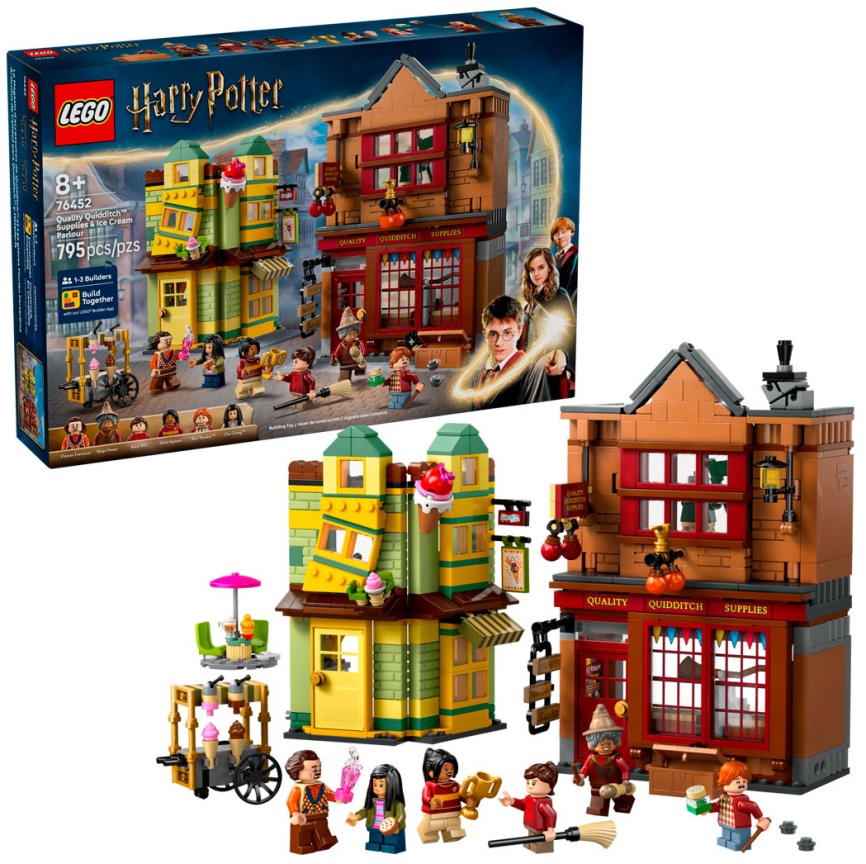 Конструктор Lego Harry Potter Магазин «Все для квиддича» и Кафе-мороженое 76452 фото 2