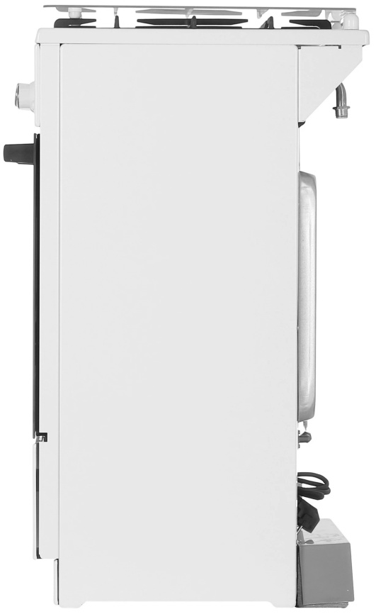 Газовая плита De luxe 5040.42г 50 см, 43 л, 4 конфорки, белый фото 4