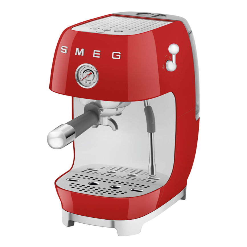 Рожковая эспрессо кофемашина SMEG ECF03RDEU фото 1