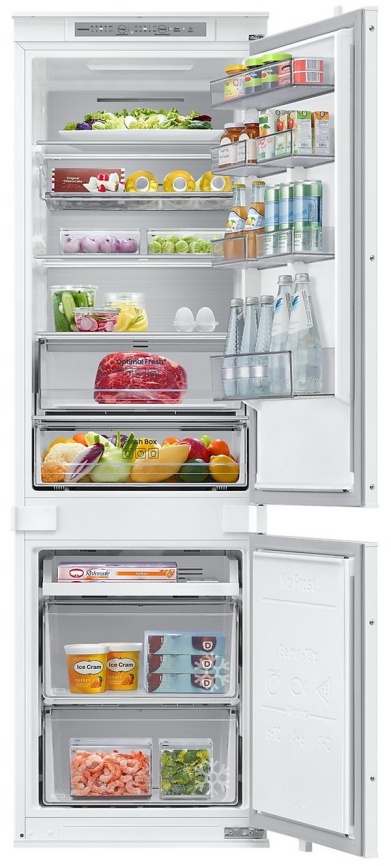 Встраиваемый двухкамерный холодильник Samsung BRB80F26CES0EO фото 1