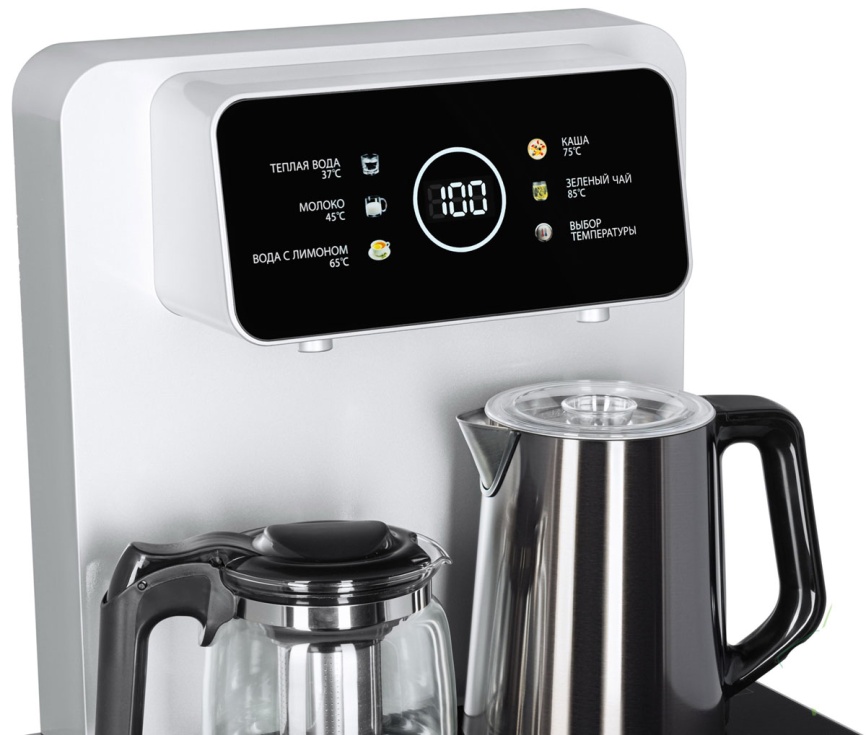 Тиабар Ecotronic TB19-LNR Arctic Grey, с чайным столиком, напольный (ETK12625) фото 8