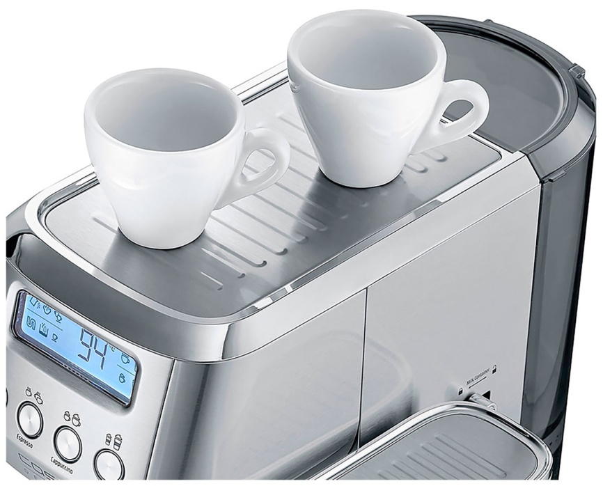 Кофеварка Caso Espresso Gourmet Latte, дисплей, с капучинатором фото 5