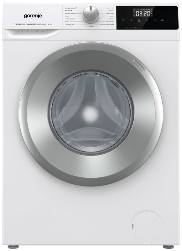 Стиральная машина Gorenje W2NHPI72SCS автомат 7 кг, белый фото 1