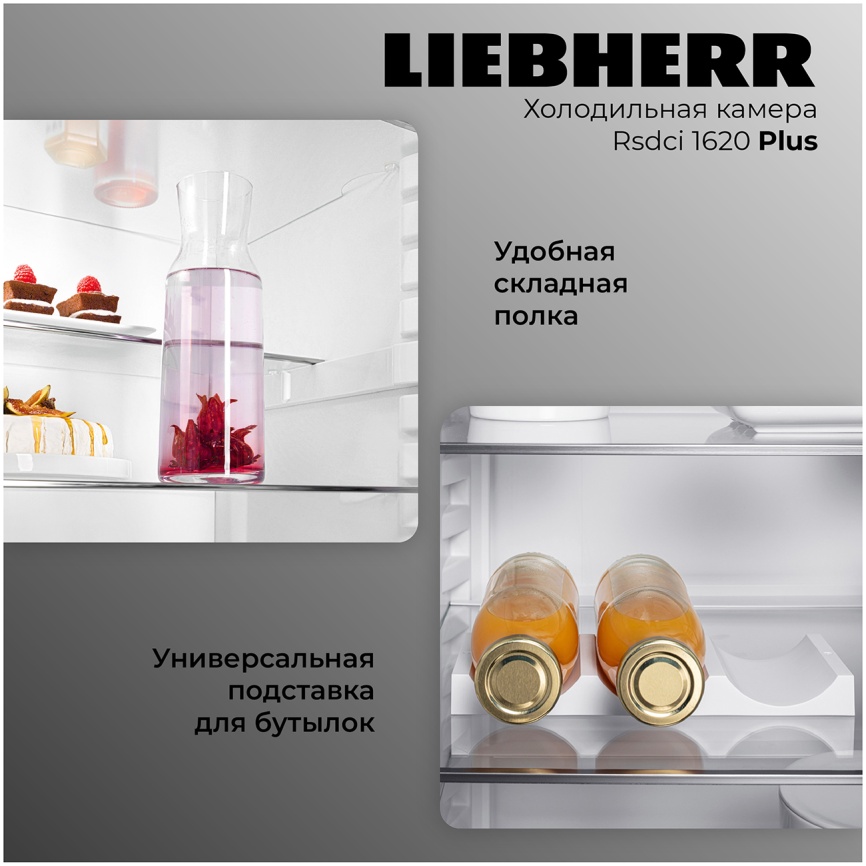 Однокамерный холодильник Liebherr Rsdci 1620-20 001, серебристый фото 4