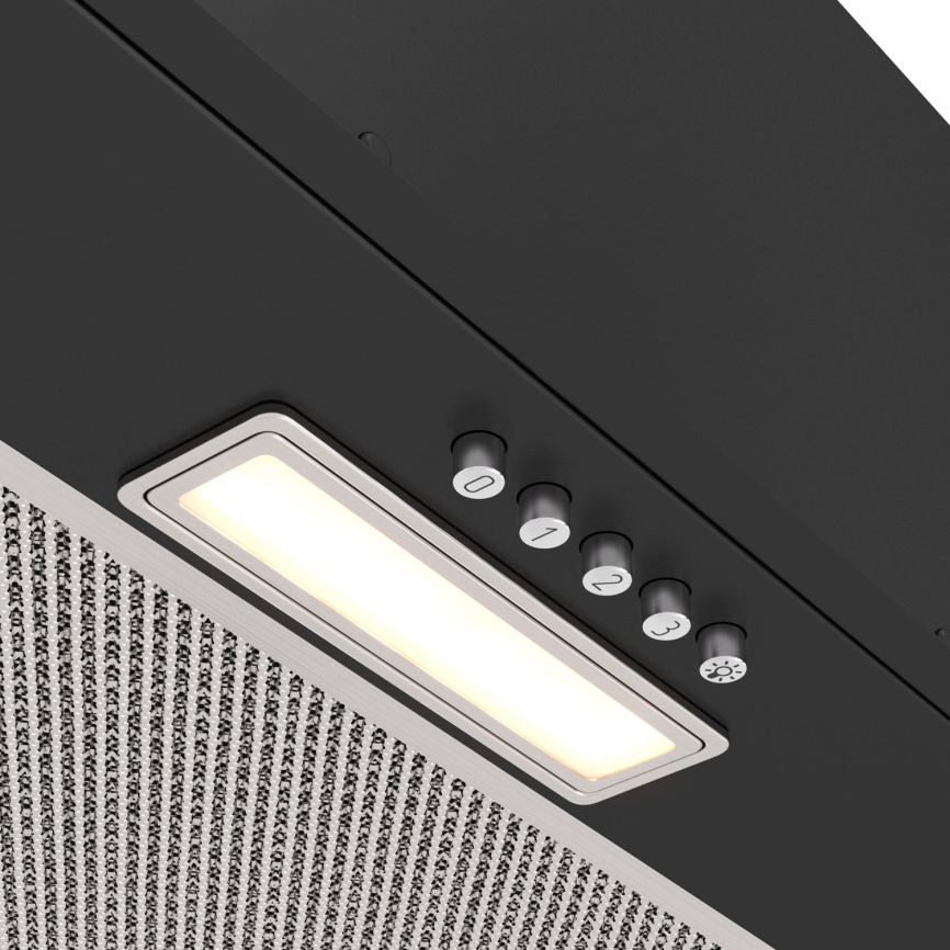 Вытяжка Elikor Cube Basic 60П-500-К3Д черный фото 3