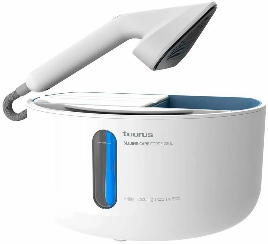 Отпариватель для одежды Taurus Sliding Care Force 2200, подача пара 44 г/мин фото 1