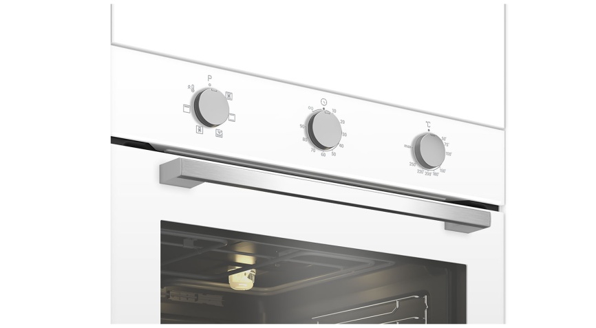 Электрический духовой шкаф Indesit IFE 3634 WH 59 см, 72 л гриль конвекция, белый фото 4