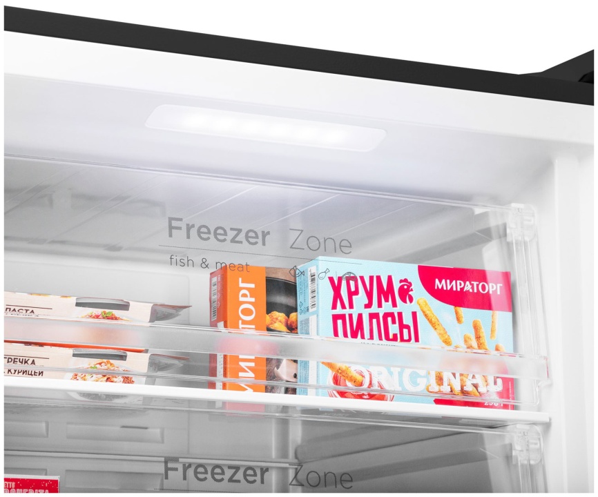 Морозильник Maunfeld MFFR185SB No Frost A++ 382 л, черный фото 10