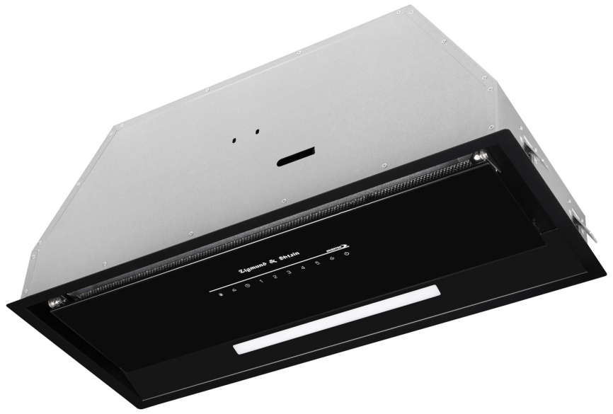 Вытяжка Zigmund & Shtain KK 019.7 B 5 скоростей, таймер, черный фото 1