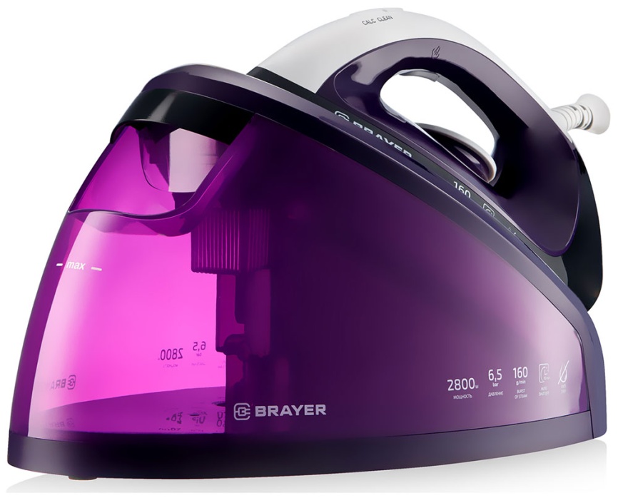 Паровая станция Brayer BR4152 фиолетовый фото 3