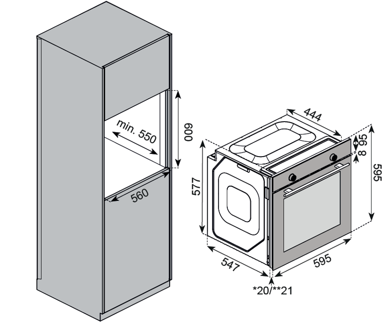 Электрический духовой шкаф Kuppersberg HF 603 BX фото 5
