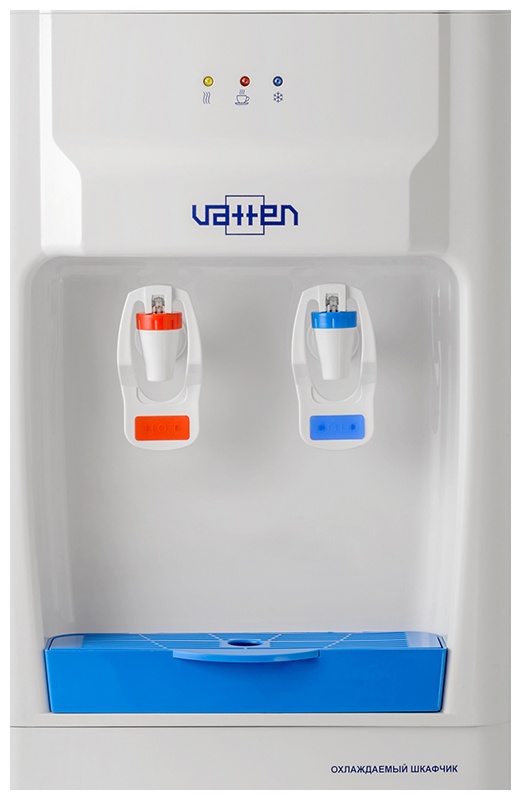 Кулер для воды Vatten V24WKB, компрессорный, с холодильником, белый фото 3