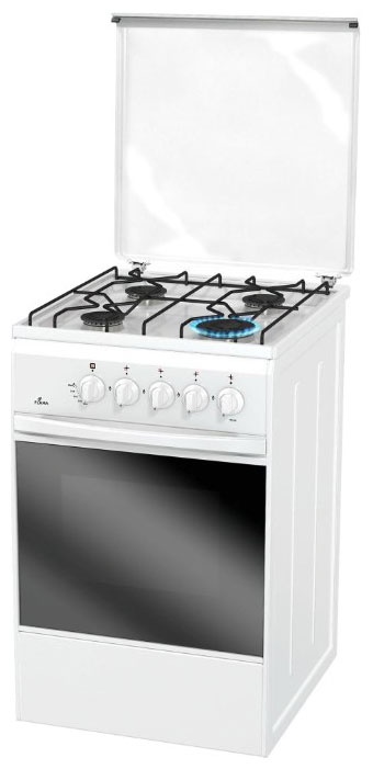 Газовая плита Flama RG 24022-W 50 см, 4 конфорки, белый фото 1