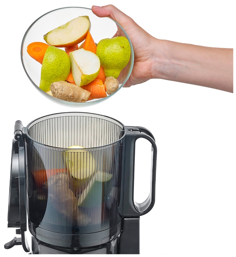 Соковыжималка шнековая Caso Juice Fit Pro, мощность 250 Вт, черный фото 5