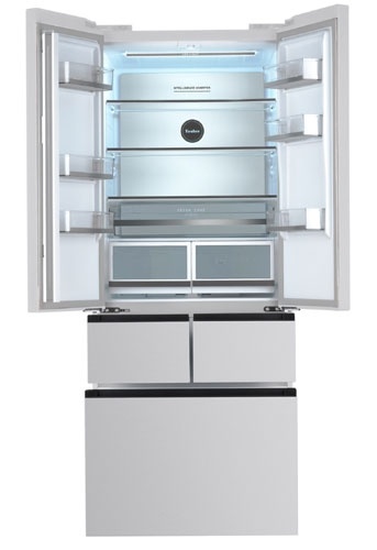 Многокамерный холодильник Tesler RFD-427BI SPARKLING WHITE No frost, белый фото 2