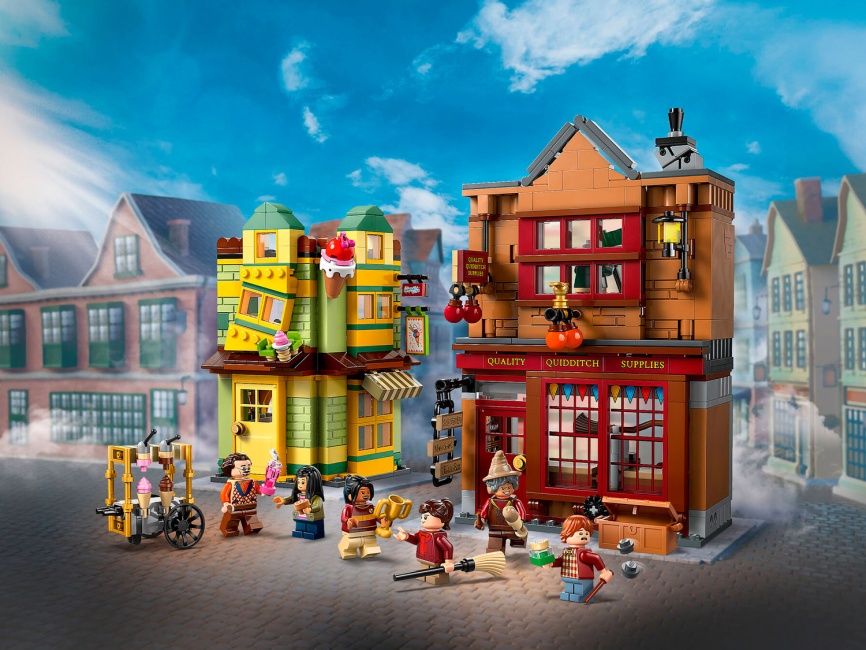 Конструктор Lego Harry Potter Магазин «Все для квиддича» и Кафе-мороженое 76452 фото 10