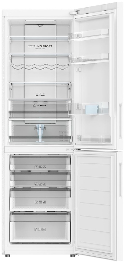 Двухкамерный холодильник Haier C2F636CWRGU1 No frost, белый фото 2