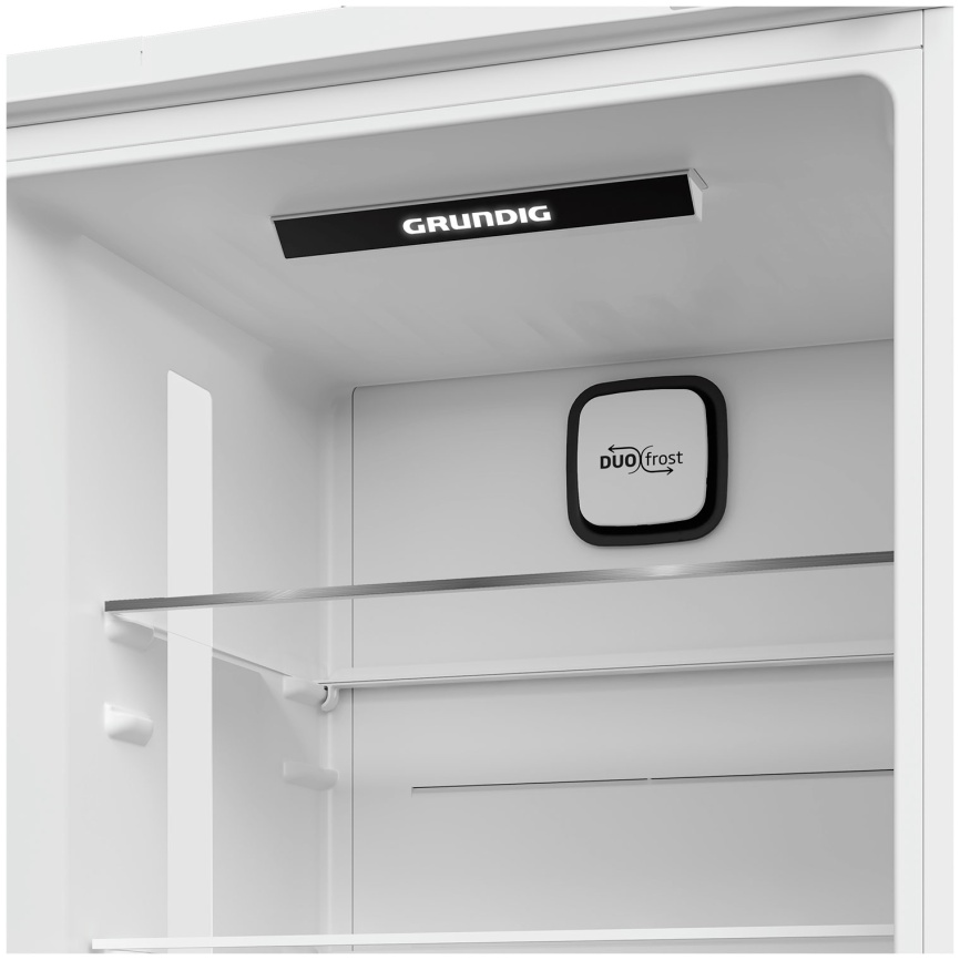 Двухкамерный холодильник Grundig GKPN66830FXD No frost, темно-серый фото 5