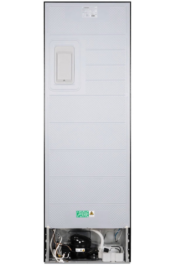 Двухкамерный холодильник Maunfeld MFF185NFB Inverter No frost, черный фото 11
