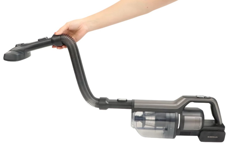 Беспроводной моющий пылесос Polaris PVCW 8090, до 60 минут работы, серый фото 6