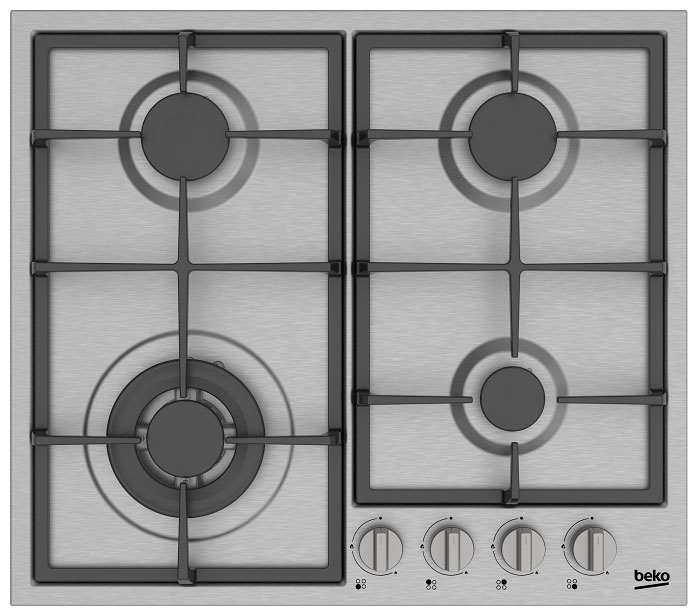 Газовая варочная панель Beko HIYG 64225 SXO фото 1