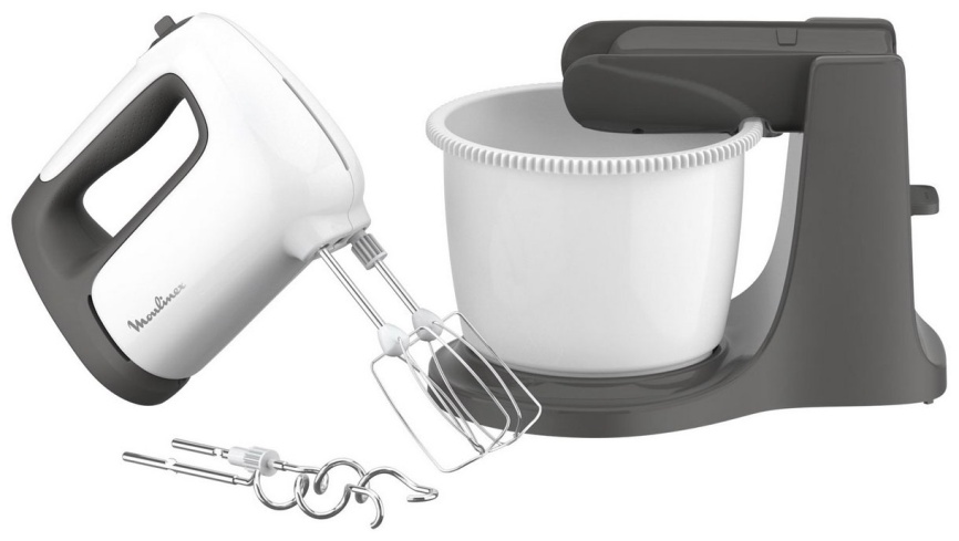 Миксер Moulinex HMX Prep'Mix Standbowl HM464110, белый фото 9