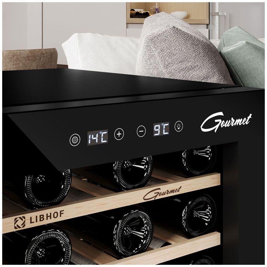 Винный шкаф Libhof GMD-54 black фото 10