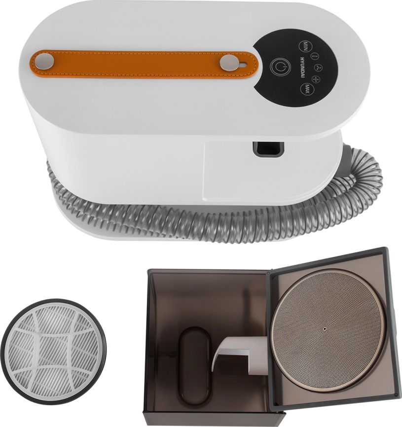 Пылесос Hyundai HYV-PETPRO1, 600 Вт, белый/коричневый фото 8