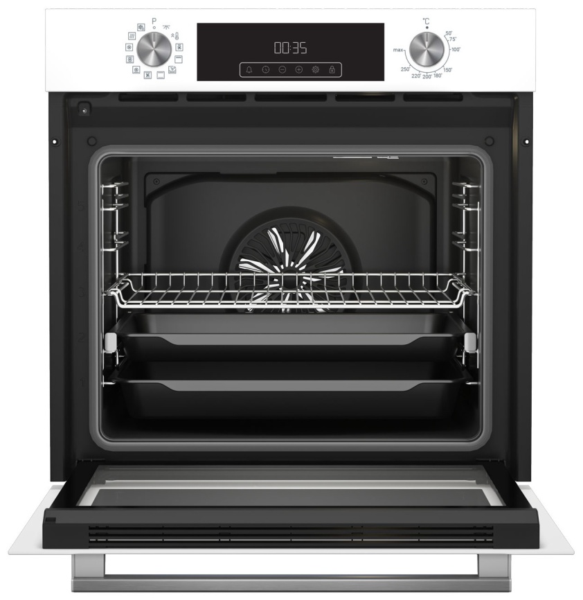 Электрический духовой шкаф Hotpoint HFE9 1231 JSH WHG белый фото 4