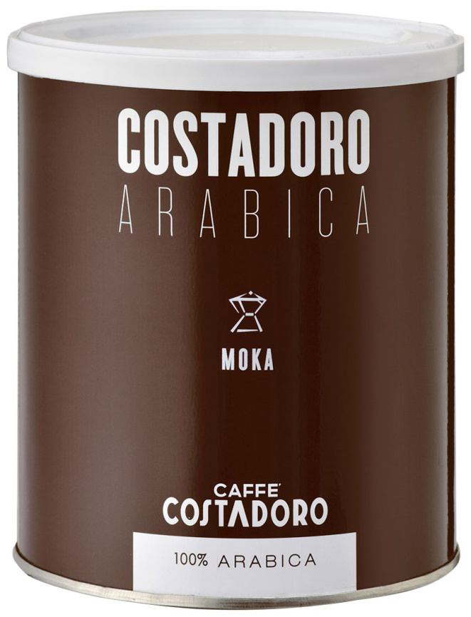 Кофе молотый Costadoro ARABICA MOKA 250 gr TIN ground фото 1