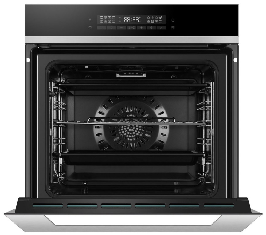 Электрический духовой шкаф Haier HOQ-F5AABX 59 см, 72 л гриль конвекция, серебристый фото 3