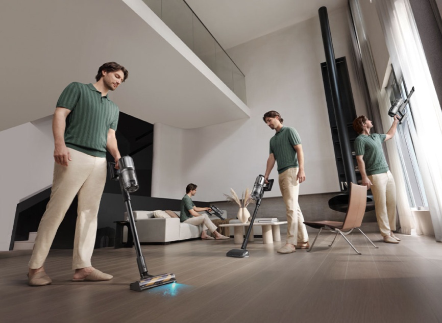 Пылесос вертикальный Dreame Z40 Station, до 160 минут работы, черный фото 21