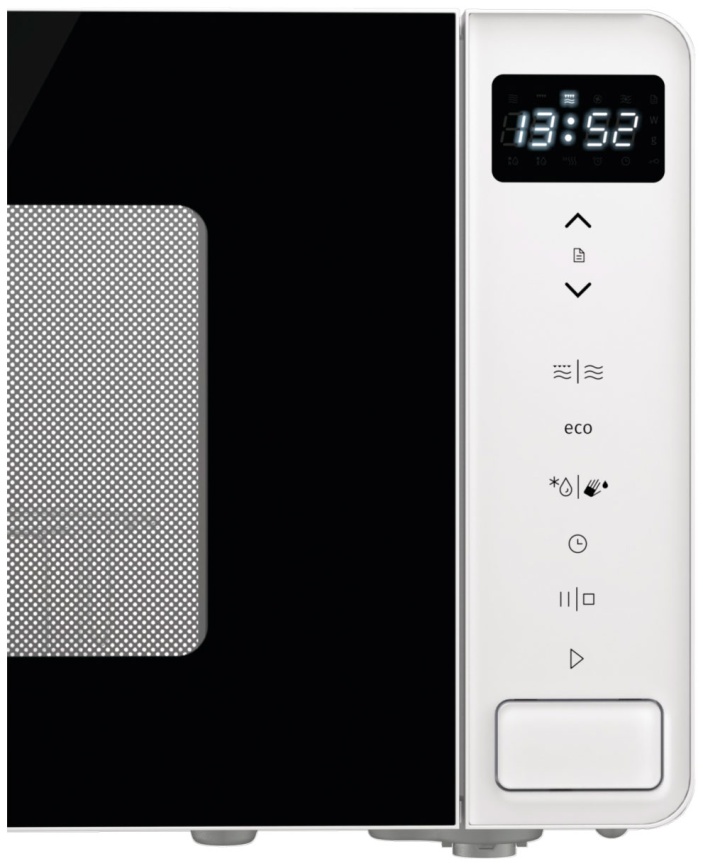 Микроволновая печь - СВЧ Gorenje 20L GRILL MO20S4W 733241 черно-белый фото 2