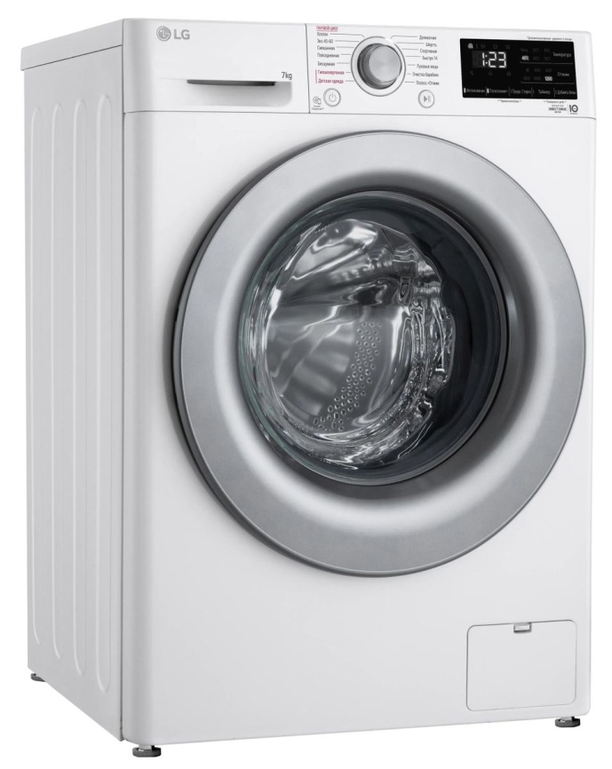 Стиральная машина LG F2V3HS4W автомат 7 кг, белый фото 10