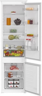 Встраиваемый двухкамерный холодильник Indesit IBH 20 No frost, белый фото 1